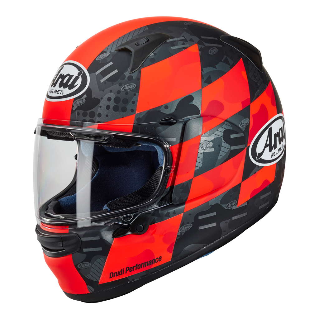 arai profile v patch red