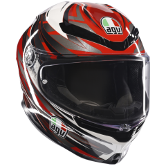 AGV K6-S Reeval White/Red/Grey