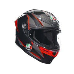 AGV K6-S Slashcut - Black/Grey/Red