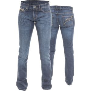 RST Ladies Short Leg Straight Textile Denim Jeans