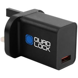 Quad Lock 18W Power Adaptor - UK Standard (Type G)